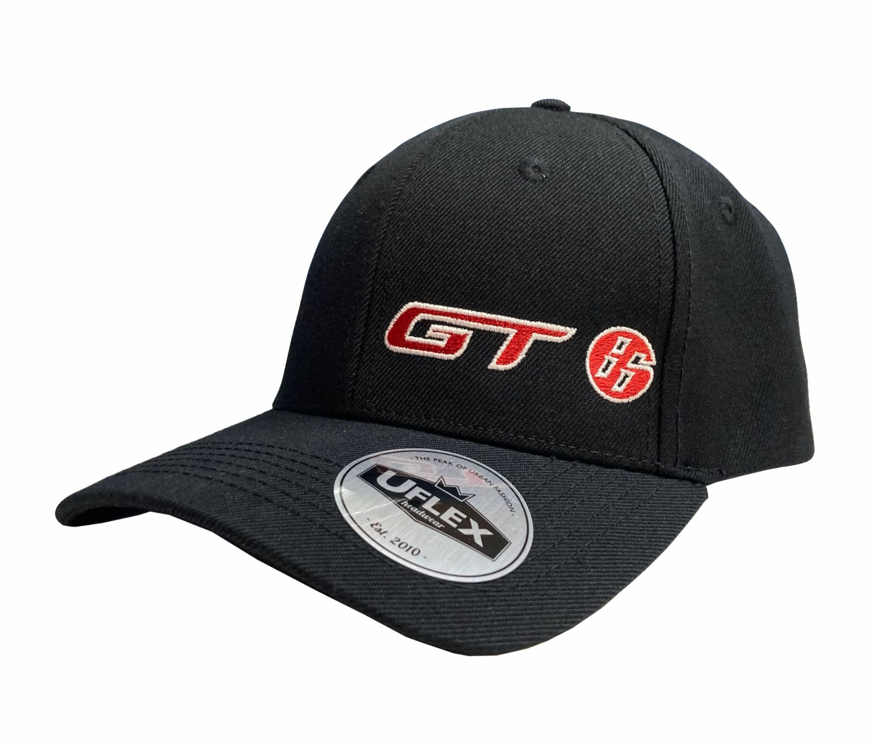 Flexfit Hat Toyota Hat JDM Toyota GT86 UFlex Curve Peak Cap BLACK