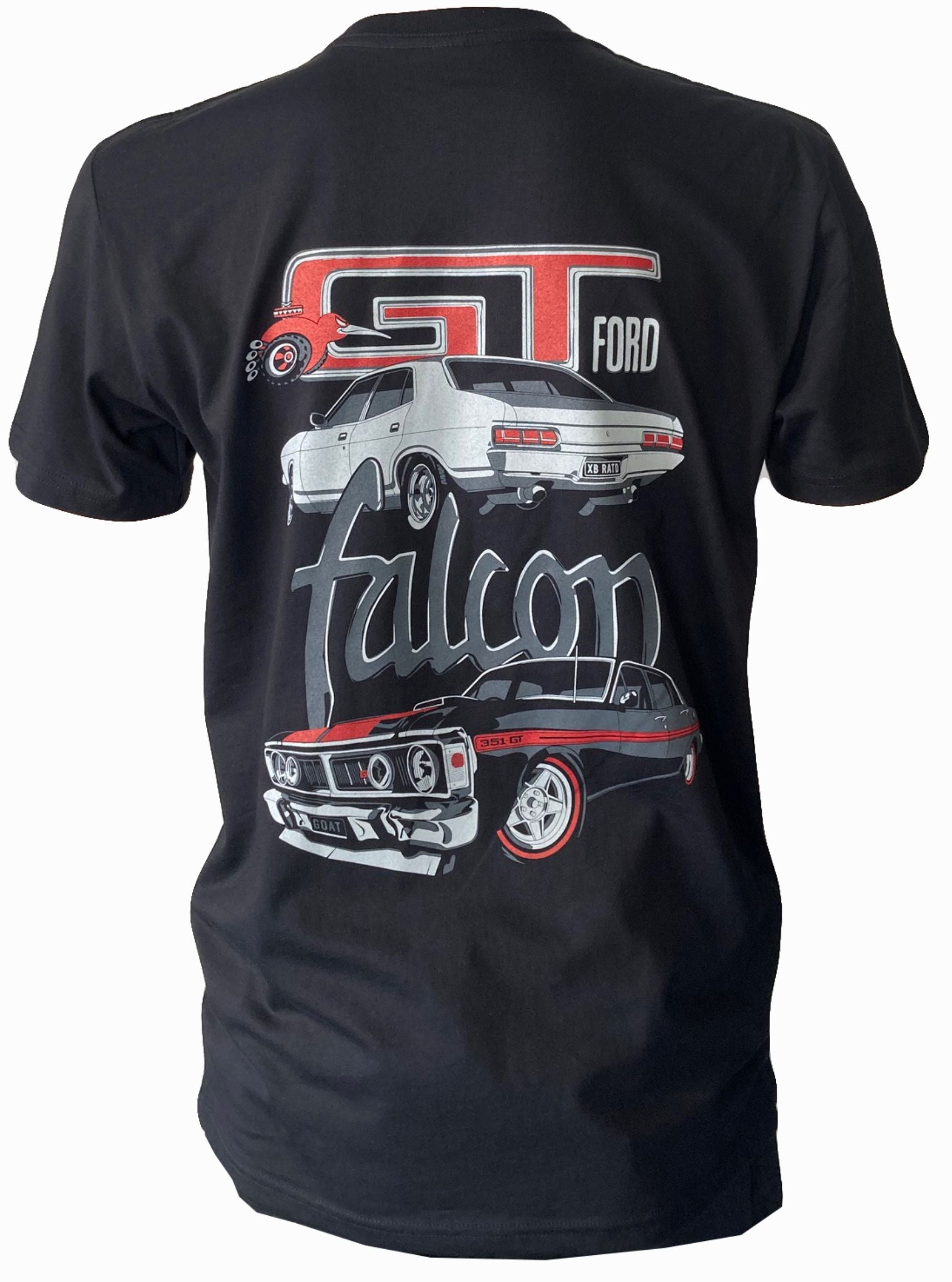 Ford GT XY and XB GT Falcon Short Sleeve Tee Stitch n Print Rotorua