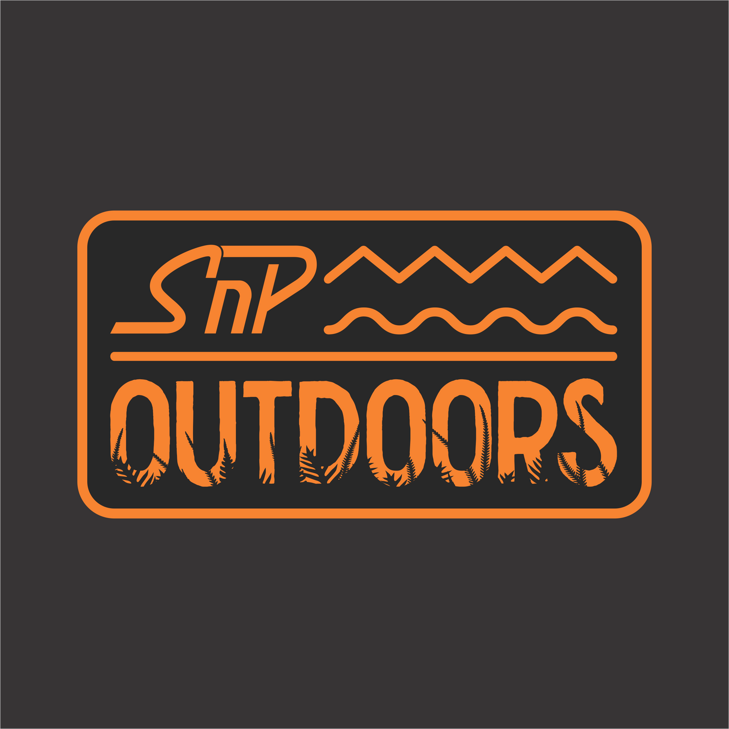 SnP Outdoors Hunting Hoodie - Fluoro Orange Boar