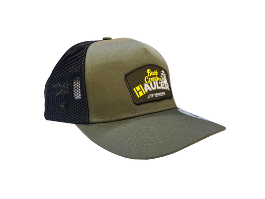 Back Country Hauler Trucker Cap - Olive/Black
