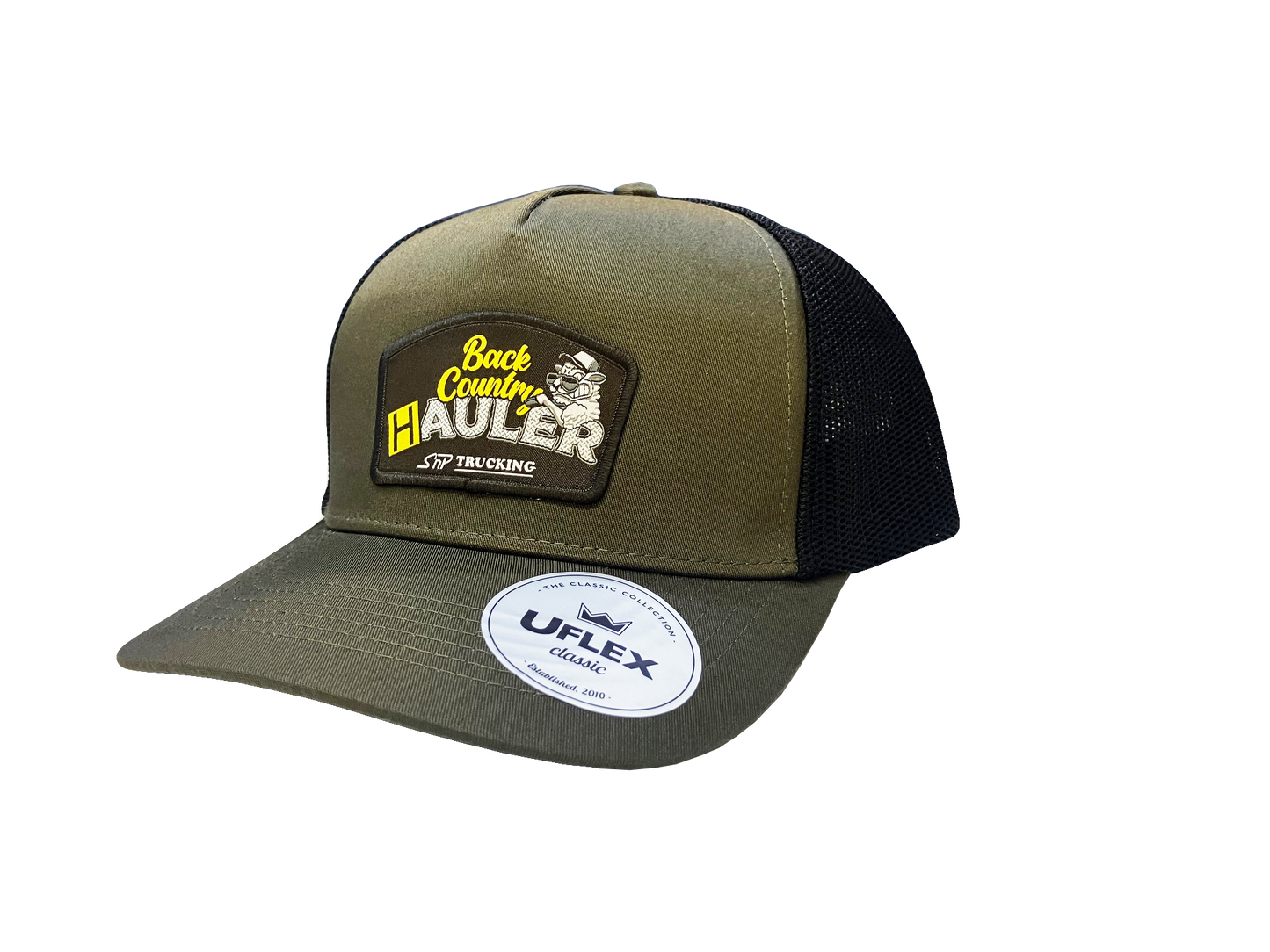 Back Country Hauler Trucker Cap - Olive/Black
