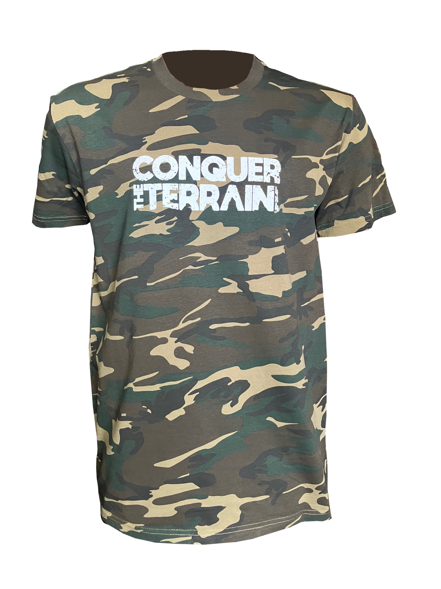SnP Outdoors Camo Conquer the Terrrain 4x4 tee