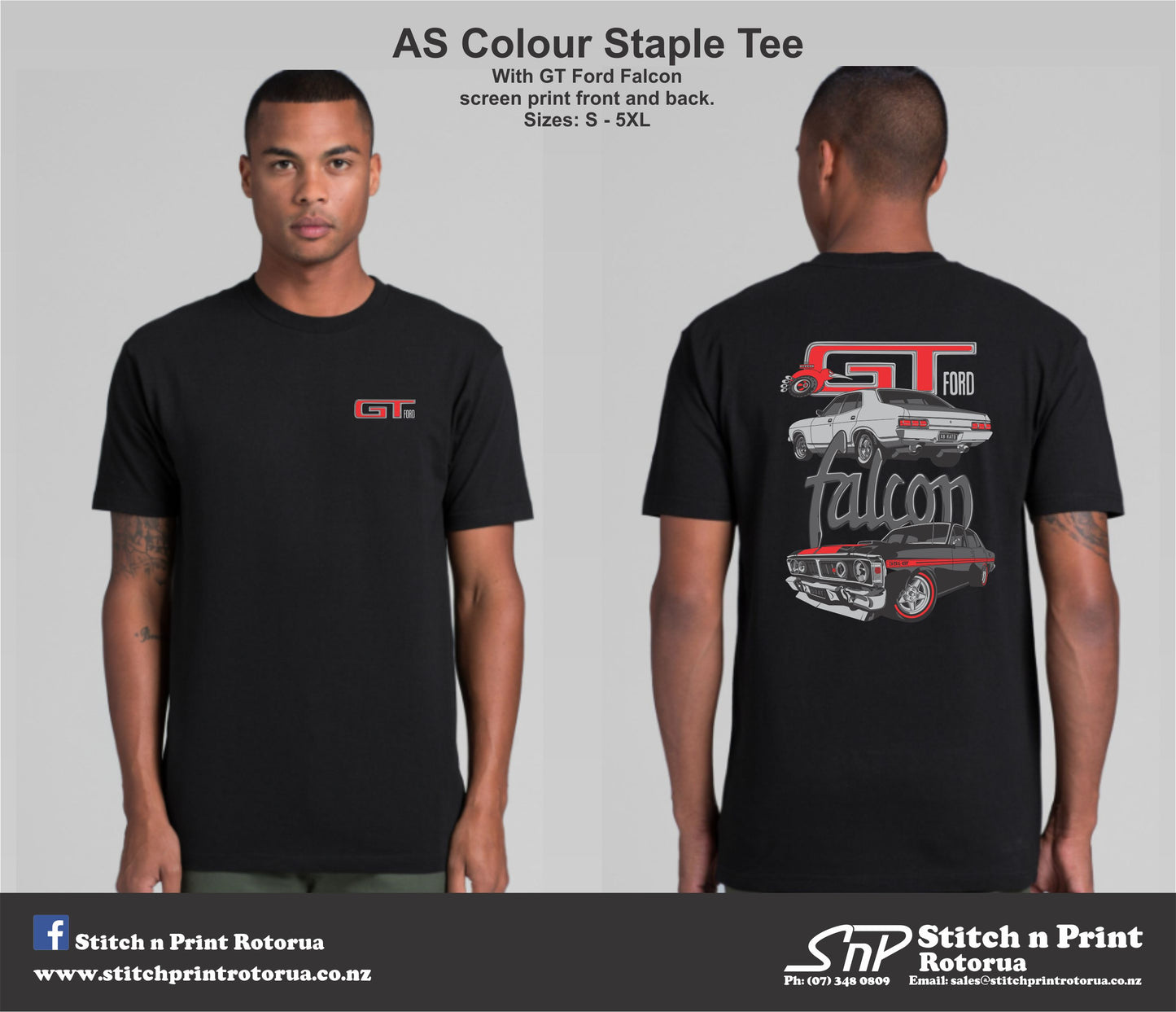 Ford GT - XY and XB GT Falcon Short Sleeve Tee