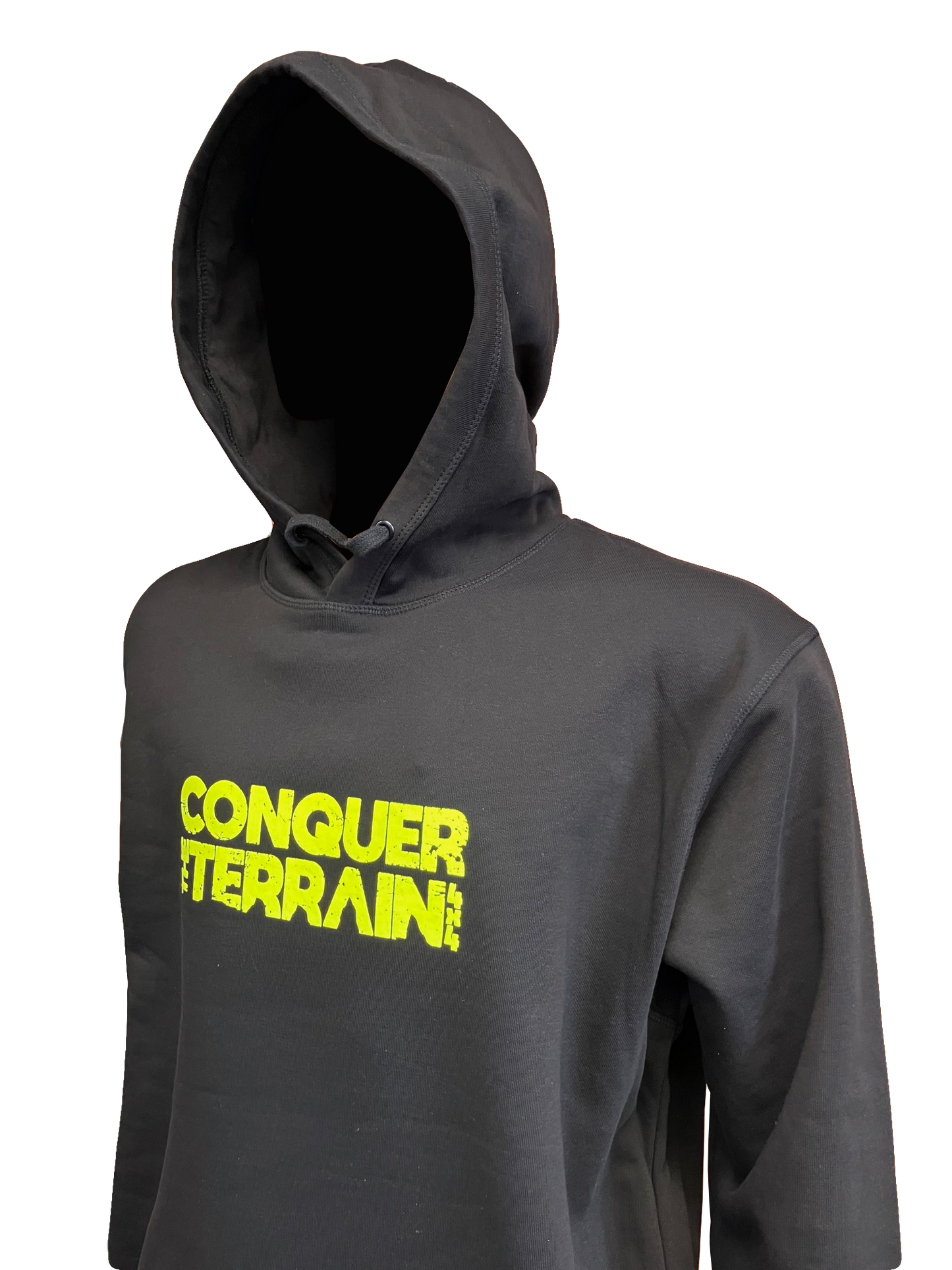 SnP Outdoors Conquer the Terrrain 4x4 tee - Fluoro yellow FJ40