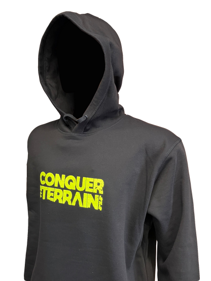 SnP Outdoors Conquer the Terrrain 4x4 tee - Fluoro yellow FJ40