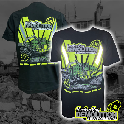 Custom Chevron Design Package (coloured ink on black garments)  --  Enquire for a quote.