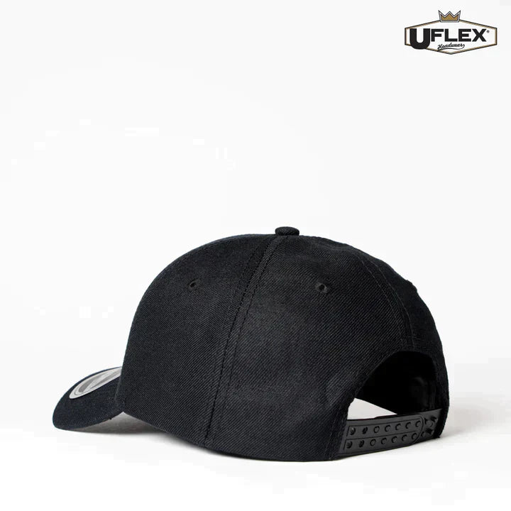 Mazda Rotary 3D - UFlex Curve Peak Cap - BLACK