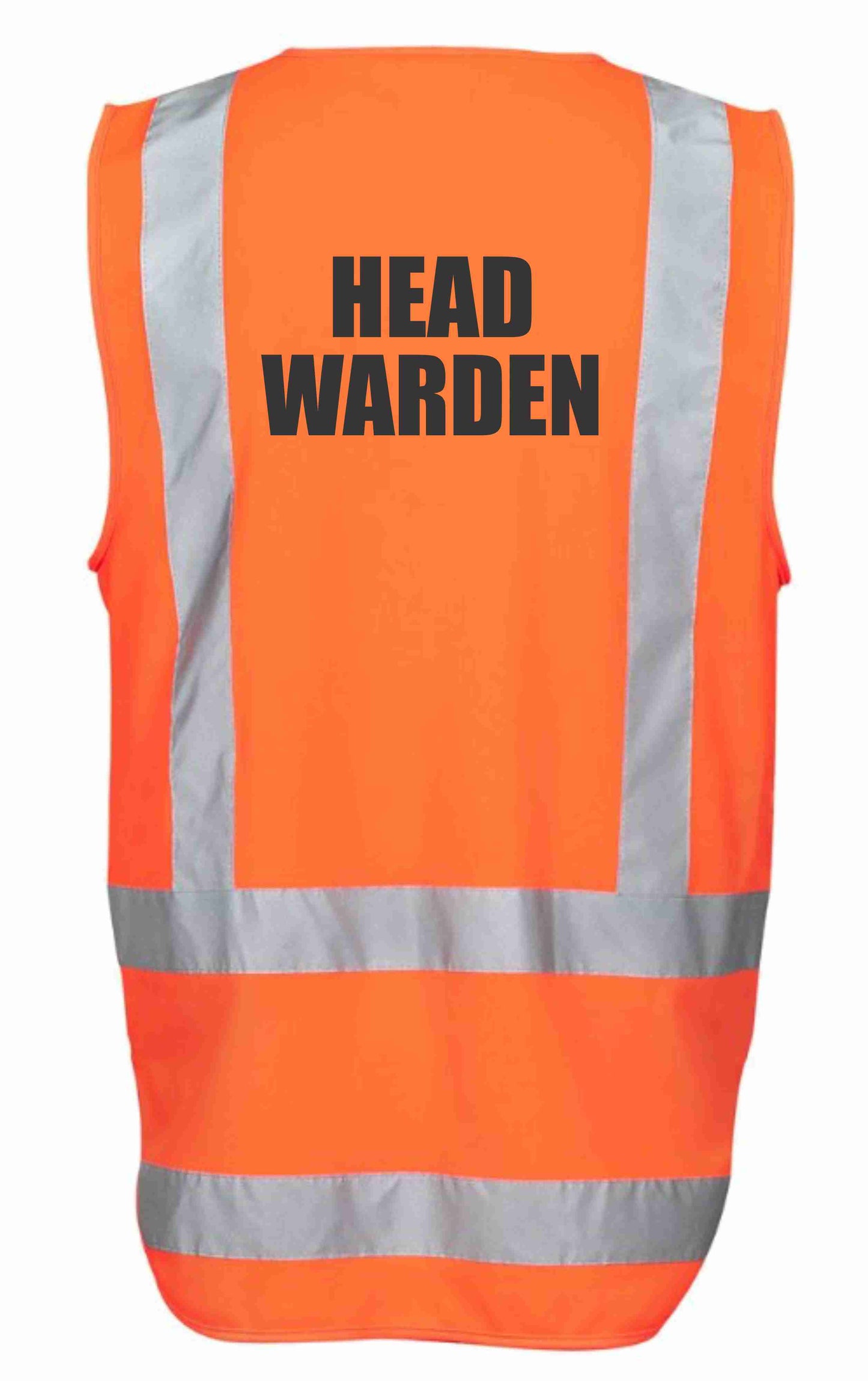 Hi-Visibility Vest - Fluoro Orange TTMC - with custom text options