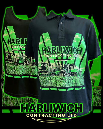 Custom Chevron Design Package (coloured ink on black garments)  --  Enquire for a quote.
