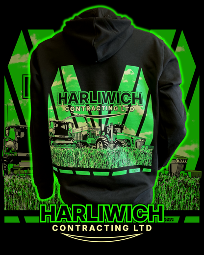 Custom Chevron Design Package (coloured ink on black garments)  --  Enquire for a quote.