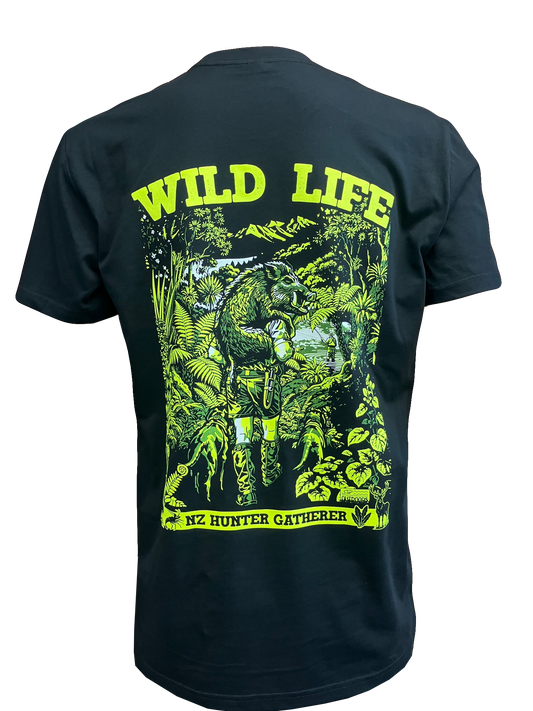 SnP Outdoors Adult Wild Life tee - NZ Hunter Gatherer