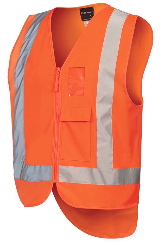 Hi-Visibility Vest - Fluoro Orange TTMC - with custom text options