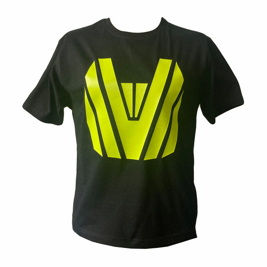 KIDS - SnP Safety Fluoro Yellow Hi-Visibility Tee