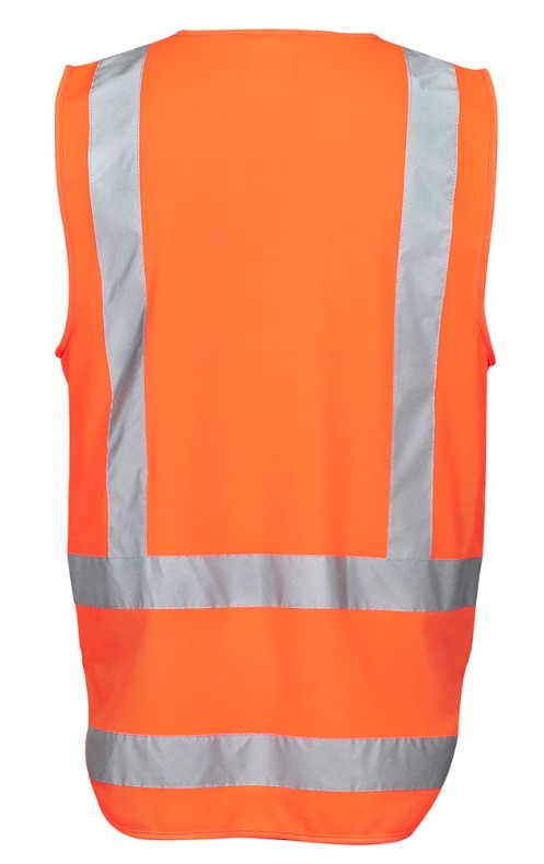 Hi-Visibility Vest - Fluoro Orange TTMC - with custom text options