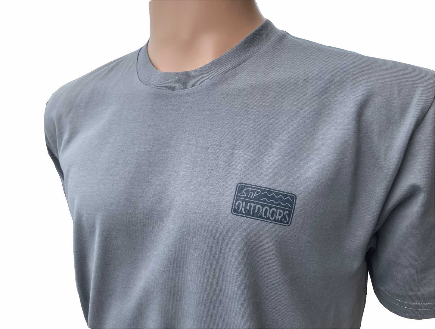 SnP Outdoors Adult Fishing tee - Shadow with Snapper