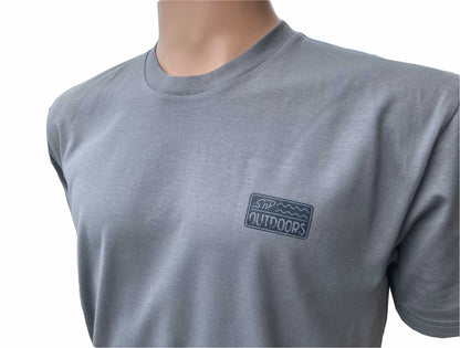 SnP Outdoors Adult Hunting tee - Shadow with Black Stag