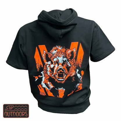 SnP Outdoors Hunting Hoodie - Fluoro Orange Boar