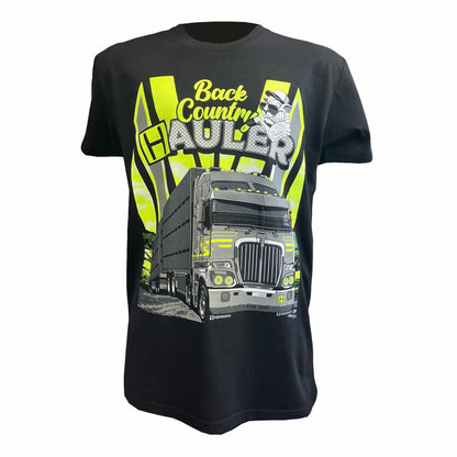 SnP Safety Custom Hi-Vis - Back Country Hauler Trucking tee