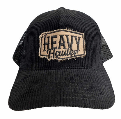 Heavy Hauler Retro Trucker Cap - Black