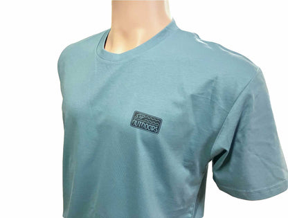 SnP Outdoors Adult Fishing tee - Slate with Snapper