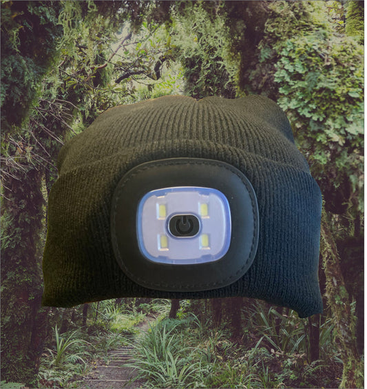 Headlight Acrylic Cuff Beanie