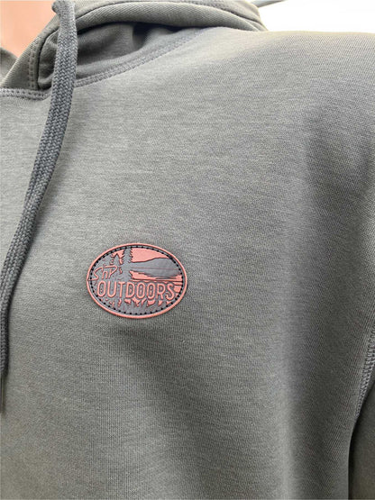 SnP Outdoors Hunting Hoodie - Smoke with Black Boar
