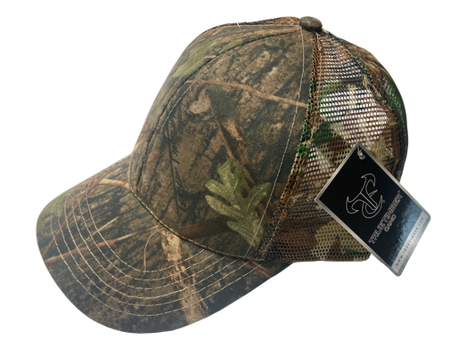 Trucker Cap, True Timber Camouflage with Camo Mesh Back