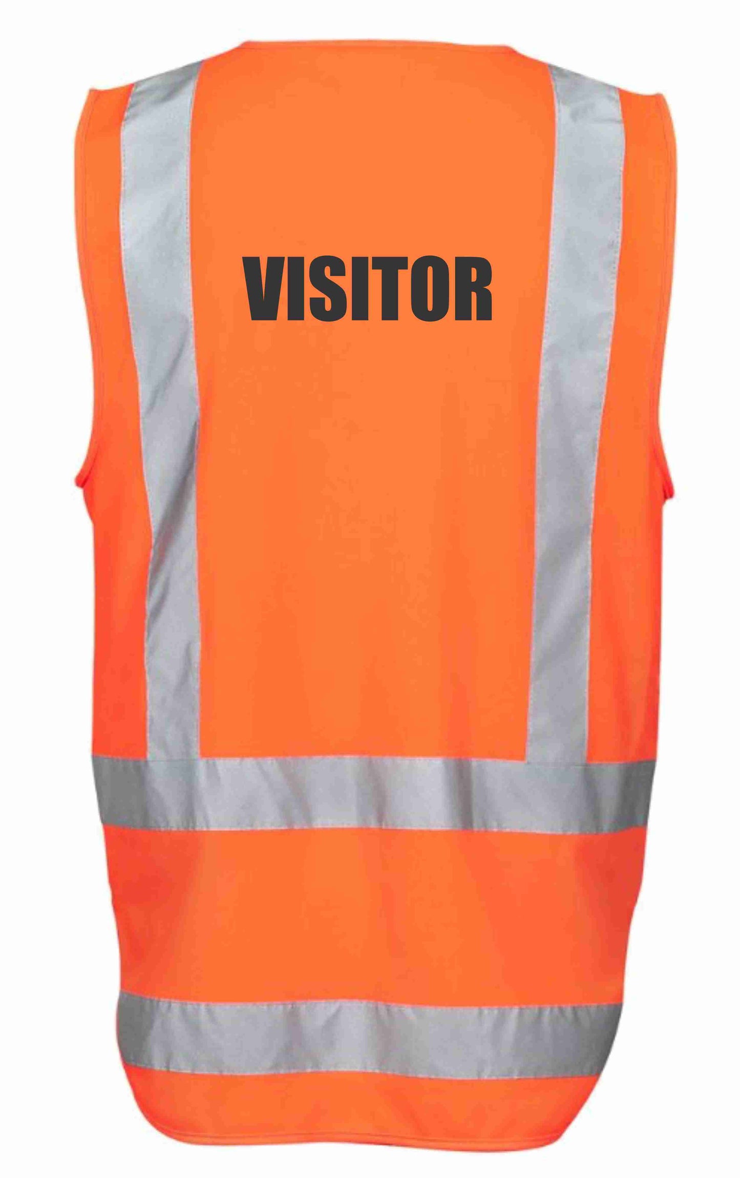 Hi-Visibility Vest - Fluoro Orange TTMC - with custom text options